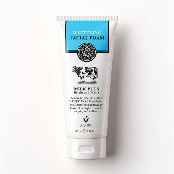 Scentio Milk Plus Bright & White Facial Foam – 100 ml