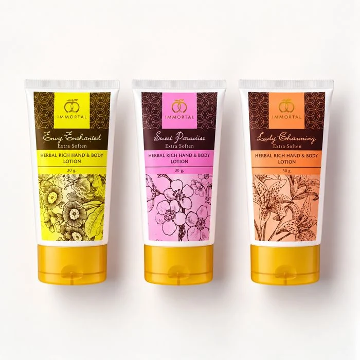 IMMORTAL Herbal Rich Hand & Body Lotion Collection – 30g