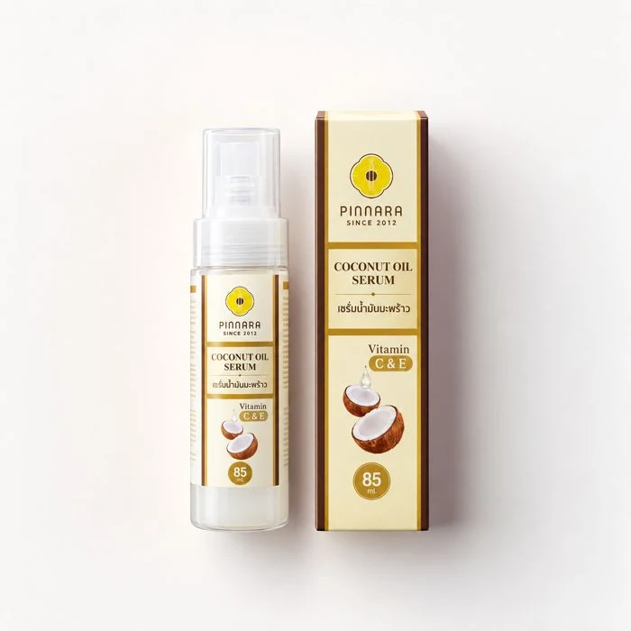 Pinnara Coconut Oil Serum with Vitamin C & E – 85 ml
