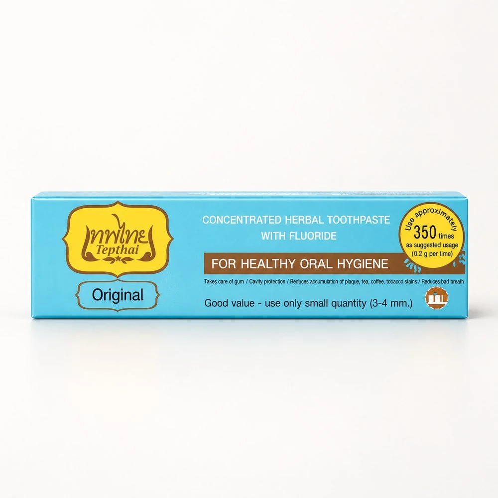 Tepthai Original Concentrated Herbal Toothpaste with Fluoride
