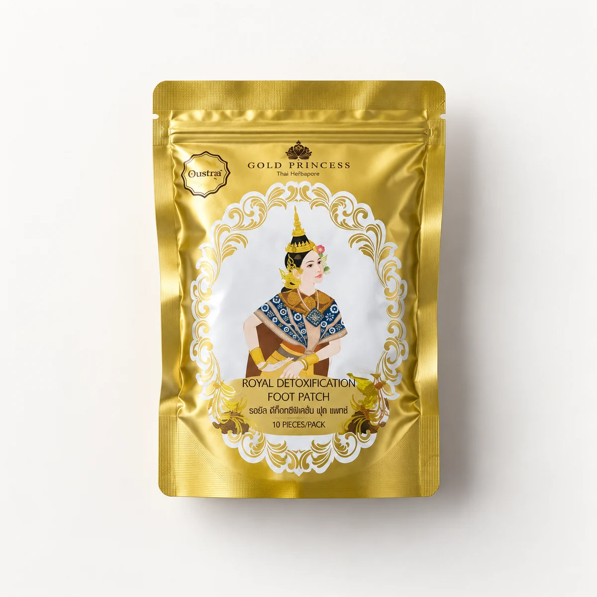 Gold Princess Royal Detoxification Foot Patch – 10 pcs